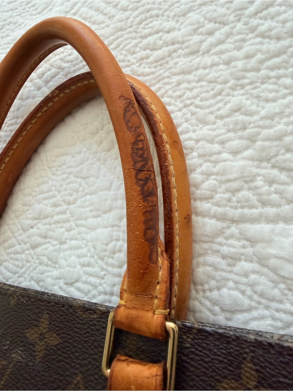 Louis Vuitton Monogram Sac Plat Tote - Picture 5 of 16